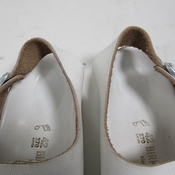 Birkenstock Milano Buckle Leather Sandals White 9 US M / 11 US L / 8 UK / 42 EU main image 6